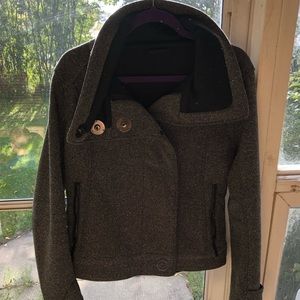 Lululemon Audrey jacket. Tweed. Black.